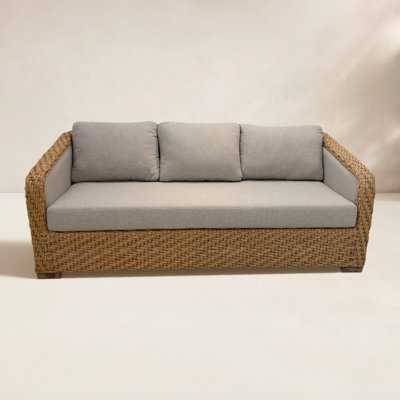 Edicott 80" Eucalyptus Patio Sofa