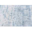 Tapis décoratif en viscose bleu foncé/gris pâle de conception unique noué à la main New Age 4 pi 9 po x 6 pi 10 po