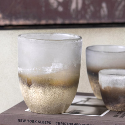 Vase de table en verre 