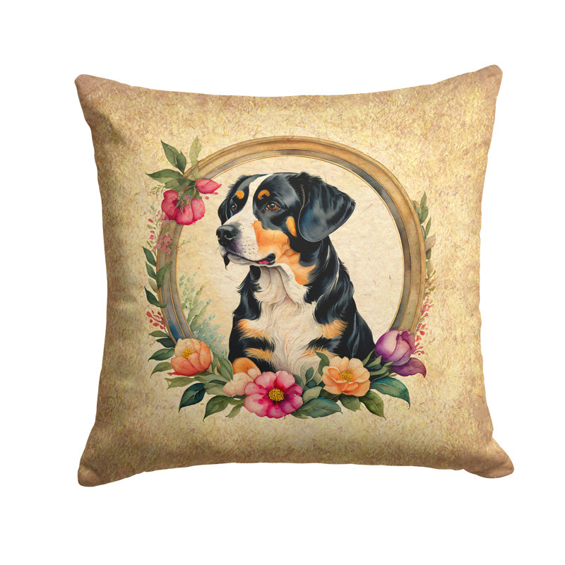 Outdoor Throw Pillow, 18" H x 18" W x 4" D