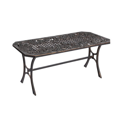 Alvordton Rectangular Outdoor Coffee Table , 42 " W 18 " D