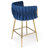 Kristyn Upholstered 25.6'' Counter Stool With Metal Frame-916650100