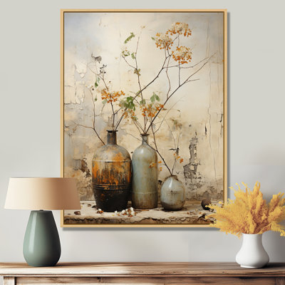 Zen Boho Pottery 1 - Boho Pottery Wall Art Decor