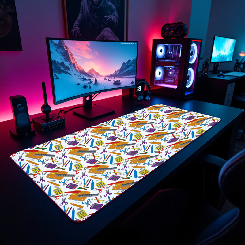 Polyester Desk Pad, 23.6x13.8