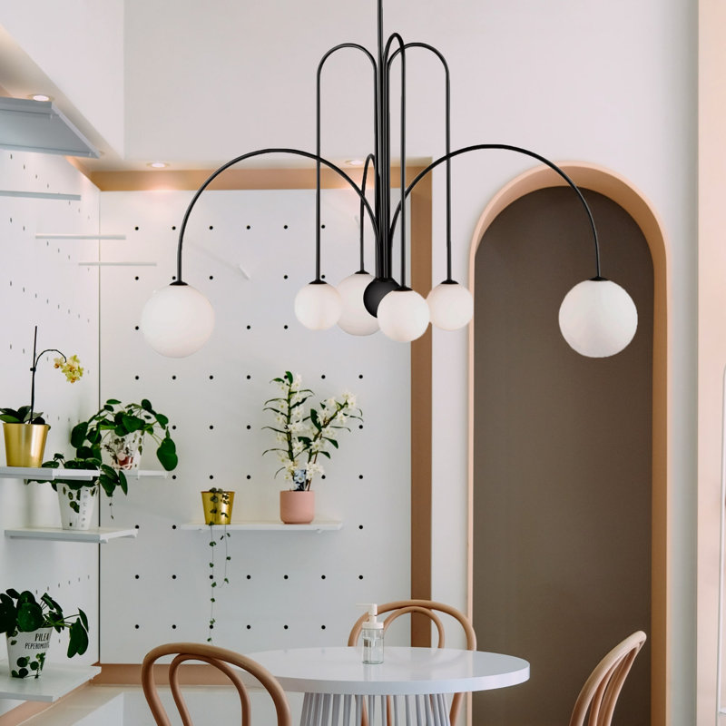 Autherine 6 - Light Dimmable Chandelier