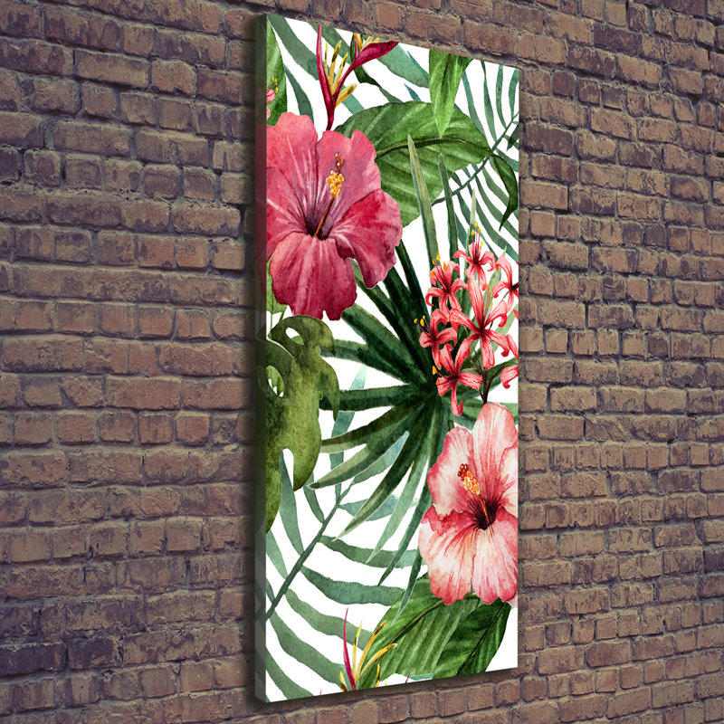 Hawaiian Pattern - Wrapped Canvas Print