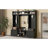 Wide Design Hall Tree With Storage And Bench, 4-IN-1 Multi-Functional Entryway Bench With Coat Rack And Shoe Cubbies, Practical Furniture For Hallway-449663837