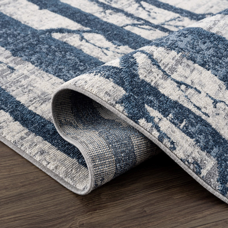 Abani Striped Indoor Rug, Rectangle 5'3" x 7'6"