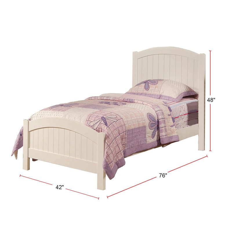Ensemble de table de chevet et de table de chevet pour lit simple blanc