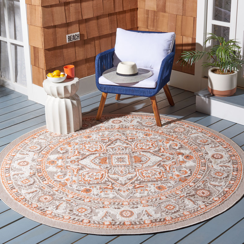 Soheila Performance Oriental Rug, Round 8'