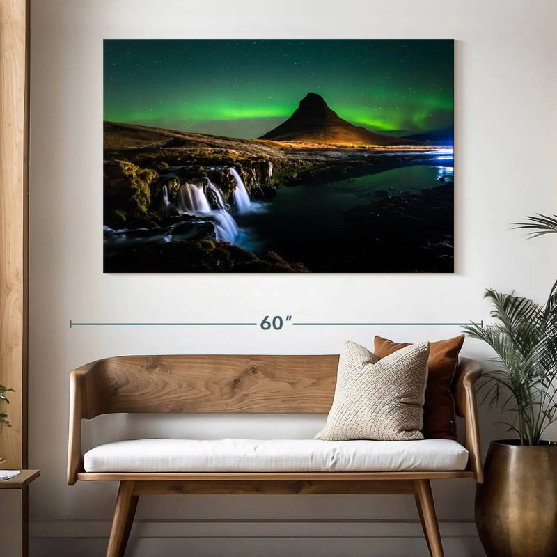 Alvord Starlit Landscape Aurora, 34" H x 51" W