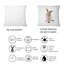 Coussin décoratif noir et blanc-1696642400