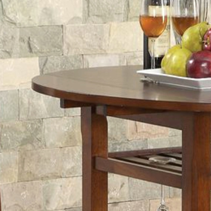 Table hauteur comptoir Tartys, Cerisier
