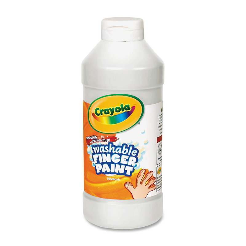 Peinture au doigt lavable, Blanc