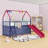 Twin Size Loft Bed With Slide And Playful Accessories-82139608