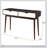 Vintage-Inspired Espresso And White 2-Drawer Sofa Table With Tapered Legs And Easy-Clean Surface For Stylish Storage