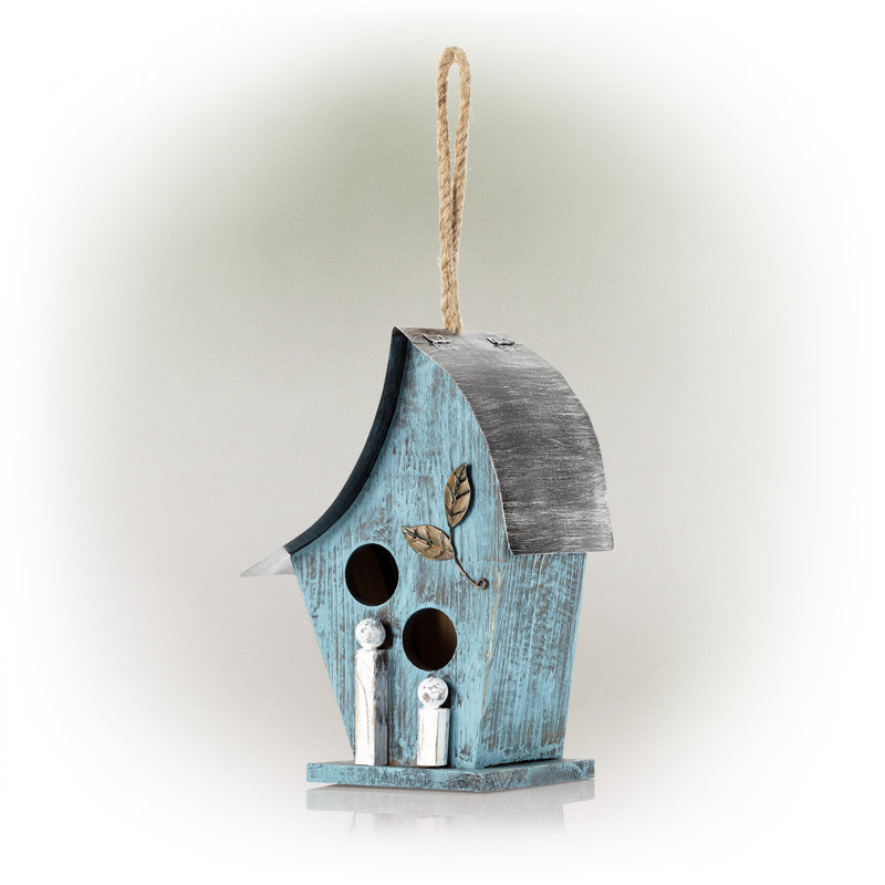 Hanging Birdhouse, Blue
