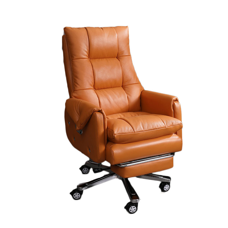 Executive Chair with Headrest, Orange
