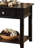 Black End Table With Bottom Shelf