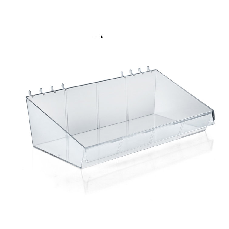 13"W X 7"D X 4"H Divider Bin, 4-Pack