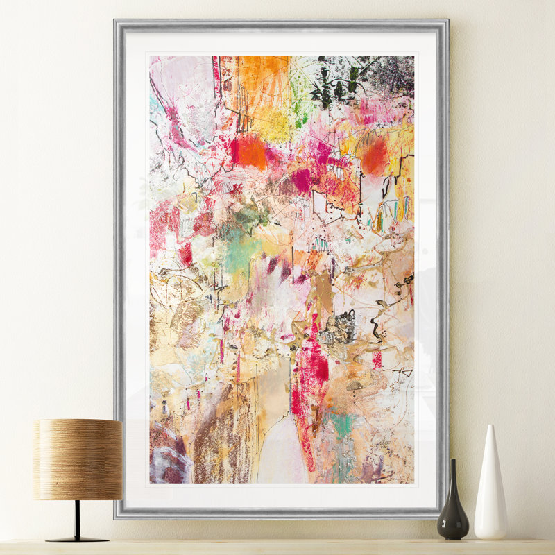 « vertical rouges ii », impression sur toile, H 18,5 po x l 24,5 po x P 1,5 po, Argent