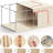 Steel Frame Storage Box, Cloth Storage Box for Quilt Storage Box Folding Wardrobe Fabric Extra Large Storage Bag with Clear Window, Sturdy Zippers-2110077354-2110077356