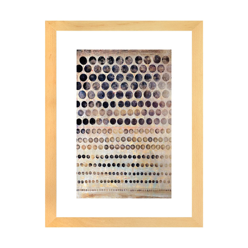 « Moon Shadow »-impression, H 32 po x l 24 po x P 1 po, Papier beaux-arts encadré bois naturel