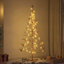 Wooden Christmas Tree with Stand Brown Bamboo-1332313358