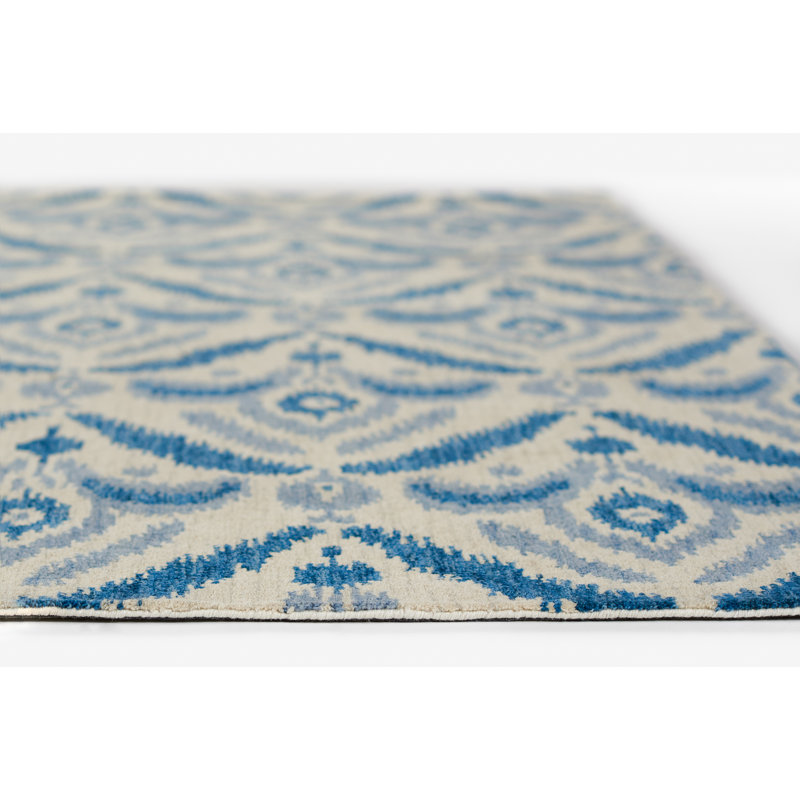 Wool Ikat Indoor Rug, Rectangle 9' x 12'