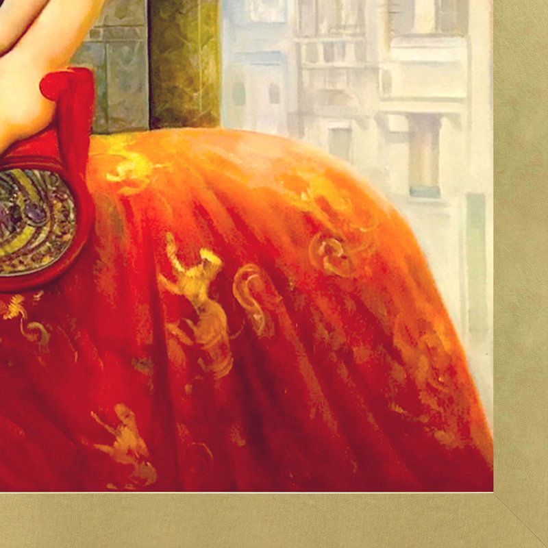 Lady Godiva, C. 1897, Cadre flottant Semplice Specchio