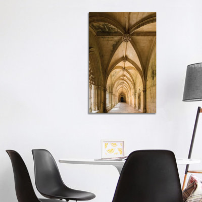 Claustro Real, The Royal Cloister, Mosteiro De Santa Maria Da Vitoria, Portugal. by Martin Zwick - Wrapped Canvas Gallery-Wrapped Canvas Giclée