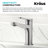 KRAUS Indy Bathroom Faucet In Spot-Free With Single Handle, Pop Up Drain And Supply Lines-107426074