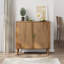 Buffet en bois Conrad avec rangement et tablettes réglables Conrad