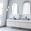 Lavabo vasque rectangulaire fait à la main gris L 19 po x l 15 po x H 5 po Coca Gothic
