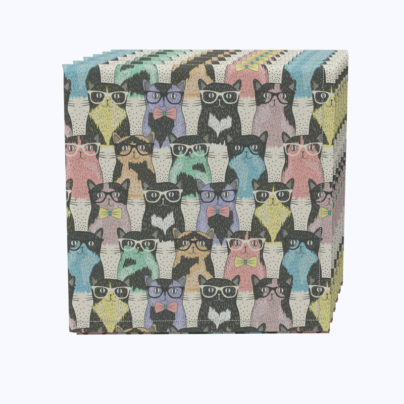 100% Cotton Animals/Nature Square Napkin
