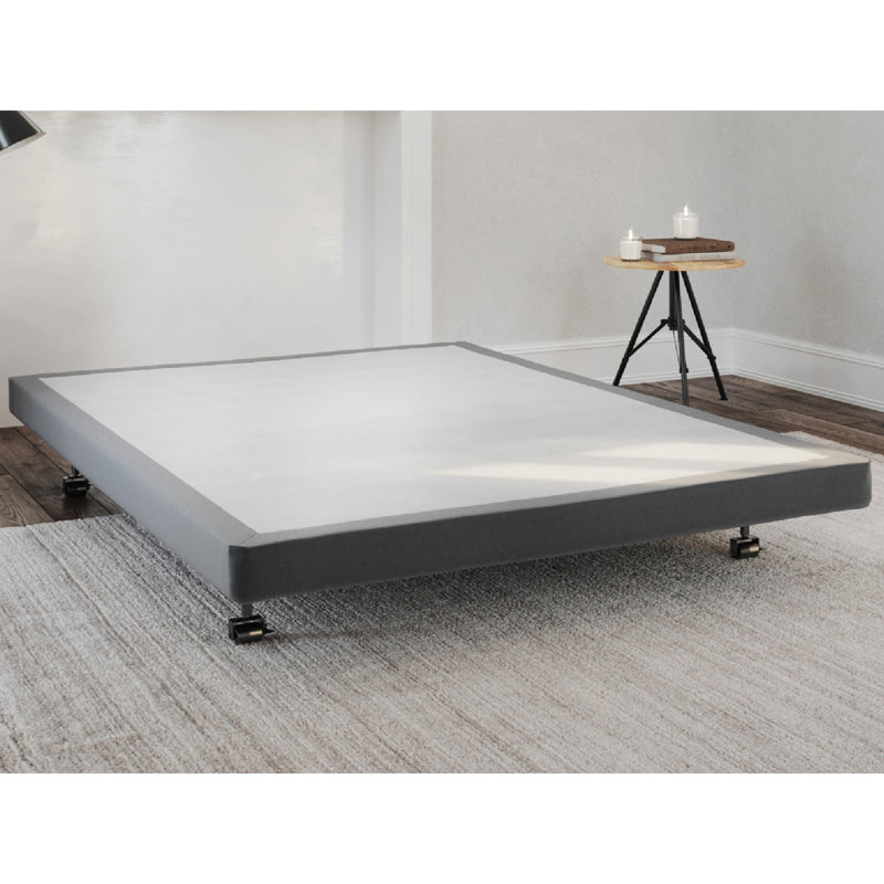 Hercules 4 Inch Low Profile Twin XL Wooden Mattress Foundation