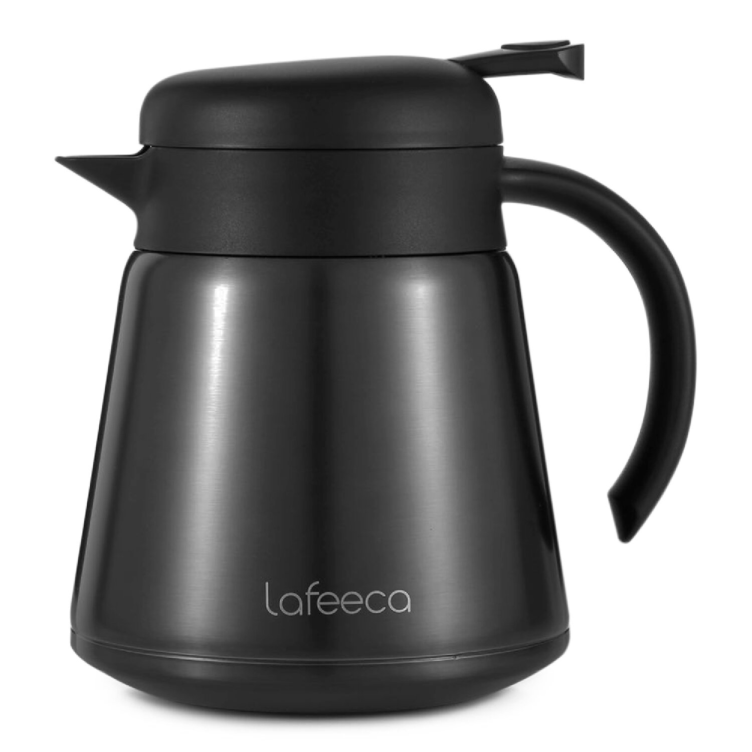 Lafeeca Thermal Coffee Carafe Tea Pot Stainless Steel, Double Wall Vacuum  Insulated | Cool Touch Handle | Hot & Cold Retention | Non-Slip Silicone