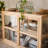 Burlywood Solid Wood+Tempered Glass Display Cases