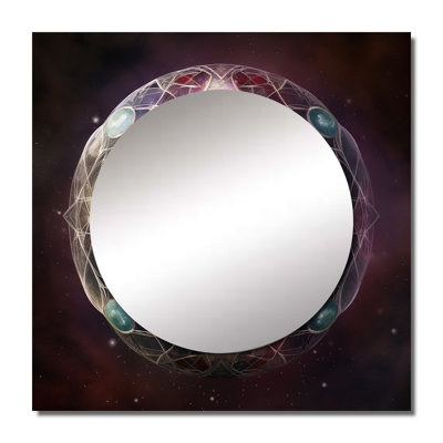 Giammaria - Miroir mural géométrique moderne pour salon