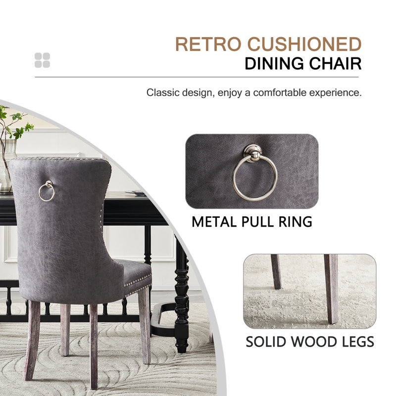 Dining Chair, Grey, Silver