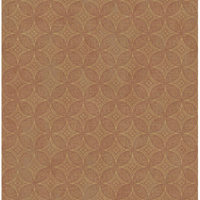  Papier peint à motif de médaillon non tissé à motif de cannelle Woodcroft Designs