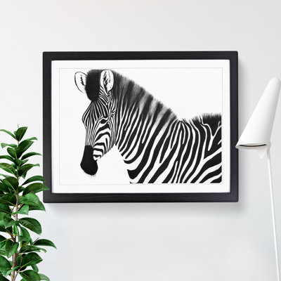 Zebra Portrait Vol.2 - Single Picture Frame Painting