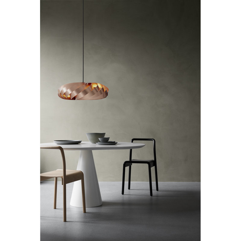 TR5 Pendant, Copper, 7.87" H x 23.62" W x 23.62" D