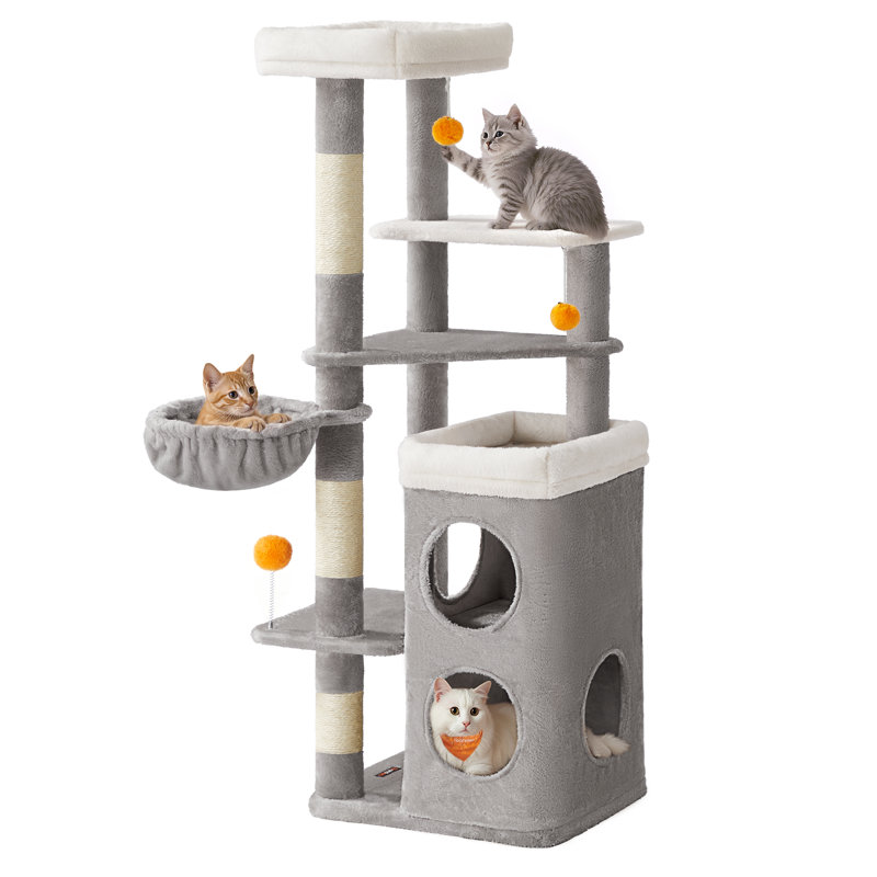 152cm H Cat Tree, Grey