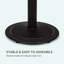 Round Stone Outdoor Bistro Table - 57.5 cm W-69900707