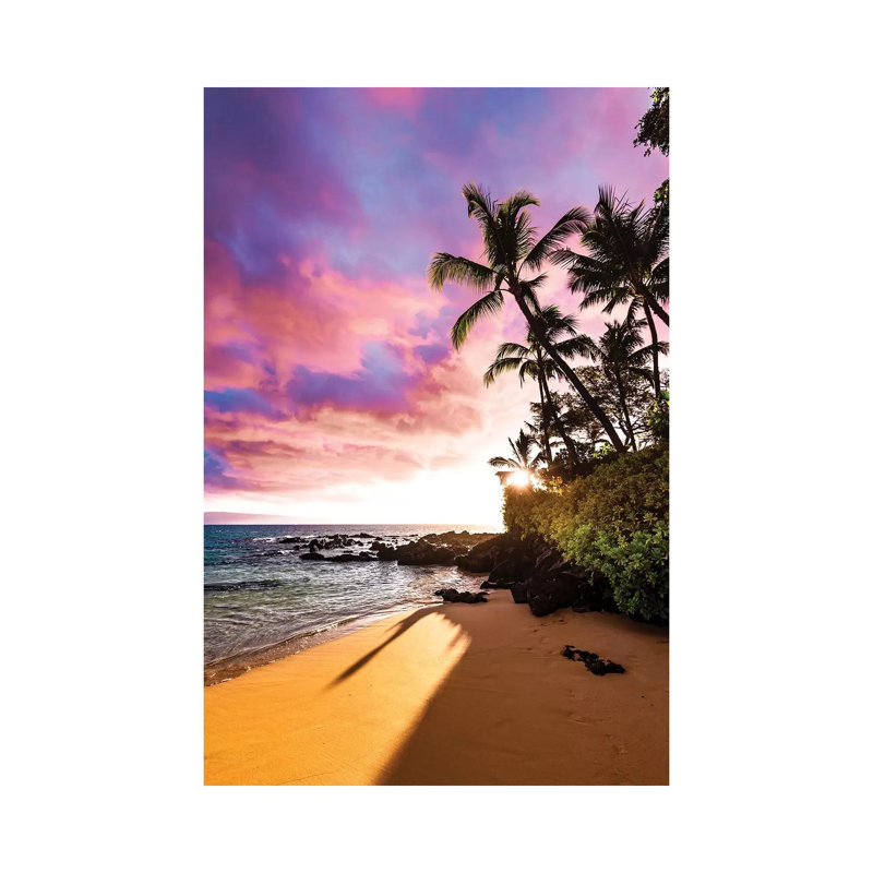 Secret Beach by Lucas Moore - Wrapped Canvas Print, 20.32 cm H x 30.48 cm W