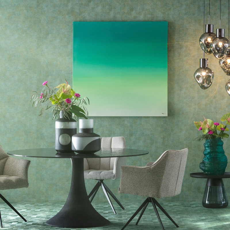 Trendy Green 120 x 120cm Art Print on Canvas