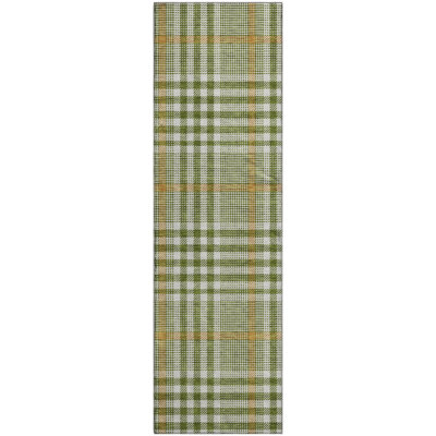 Premium Machine Washable Corry AMF1054 Plaid Rug