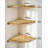 Farmhouse Rustic Corner Floating Shelf