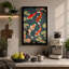 Koi Among Water Lilies Japandi - Wrapped Canvas-1985775348-1985775351